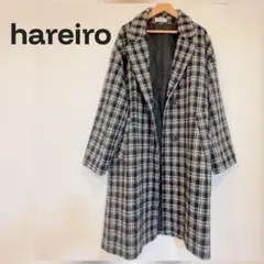 hareiro/ハレイロ ツイードチェックチェスターコート