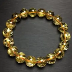 ⭐︎【天然】タイチンルチルクオーツ ブレスレット 11.5mm 36.56g