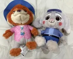 ズートピア2 fukufuku bigぬいぐるみ ズートピア ジュディ ニック