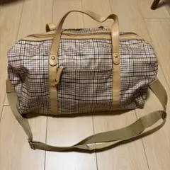 tsumori chisato CARRY ボストンバッグ チェック柄 - メルカリ