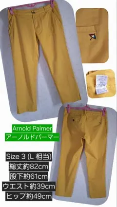 Arnold Palmer アーノルドパーマー パンツ Size3 (L相当)のサムネイル
