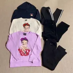 女の子　ベティーちゃんスポーティー 秋冬向け まとめ服 140 6点セット