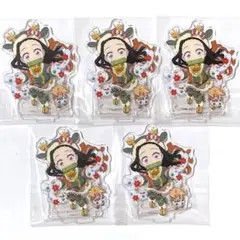 鬼滅の刃 クリスマス 2025 ランダムアクリルスタンドB 竈門禰豆子 5点