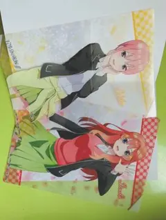 五等分の花嫁　クリアポスター　一花、五月