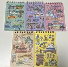 ディズニーランド メモ帳 5冊セット