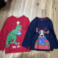 H&M ギャップのクリスマス２枚セット 110