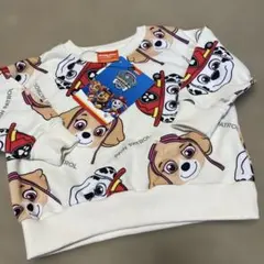パウパトロール　トレーナー　90センチ　新品　アイボリー