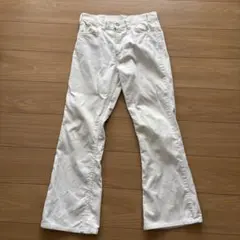 Levi's 646フレアコーデュロイパンツ　70's vintage ホワイト