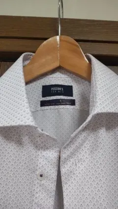 【極美品】長袖シャツ　ワイシャツ　Ｓ　37-80　パーソンズ　着用1回のみ！