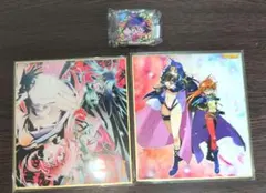 スレイヤーズ　色紙　アクリルバッジ　リナ　ナーガ　アメリア　ホビラン