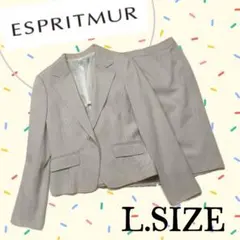 y81【ESPRITMUR】リクルート セレモニースカートスーツ上下 Lサイズのサムネイル