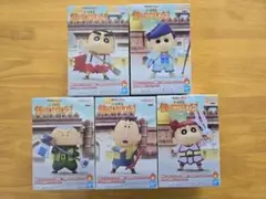 【未開封】クレヨンしんちゃん～炎のカスカベダンサーズ～　フィギュア５種セット