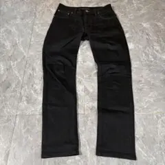 Nudie Jeans Tube Tom コーティング加工 ブラックデニム - メルカリ