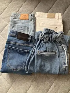 ZARA デニムパンツ 4点まとめ売り