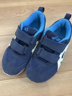 asicsネイビー スニーカー 19.0cm