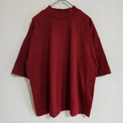 【BROWNY STANDARD】（F）ボトルネックドロップショルダーTシャツ