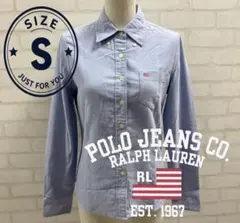 ★美品★ POLO JEANS CO. 長袖 シャツ コットン100% Sのサムネイル