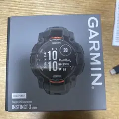 GARMIN Instinct 3 スマートウォッチ 50mmデュアルパワー