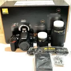Nikon D3500 デジタル一眼レフカメラ　ダブルズームキット