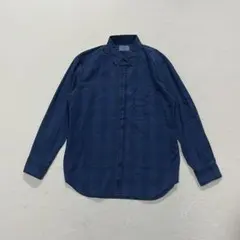 t2763 【マニュアルアルファベット】　長袖シャツ　ストライプ　ボタンダウンのサムネイル