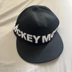 ミッキー・マウス キャップ 黒