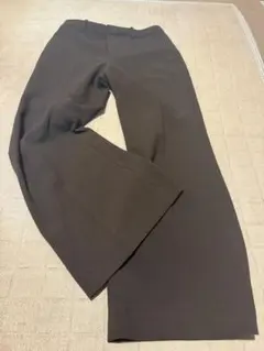 【ユニクロ】スマートフレアスラックス　ダークブラウン M