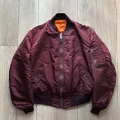 ALPHA INDUSTRIES MA-1 90s〜00sバーガンディS - メルカリ