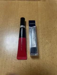 マキアージュ ドラマティックリップティント media リップグロス 2点セット