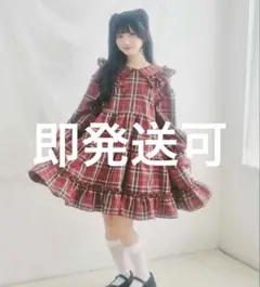 【クティールとレトロ】アソートティアードリボンミニワンピースのサムネイル