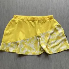 Prince テニススコート　L イエロー 花柄