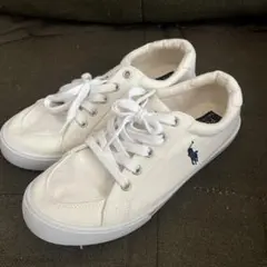 POLO ホワイト カジュアルスニーカー　POLO Ralph Lauren