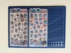 未使用海外仕様正規品 ぷっくり立体シール ディズニー スティッチ 2枚セット