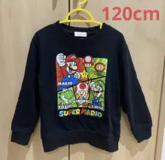 スーパーマリオ トレーナー 120 ブラック