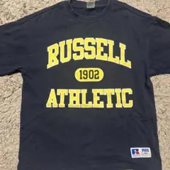 RUSSELL ATHLETIC 紺色 Tシャツ Sサイズ