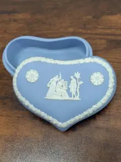 WEDGWOOD ウェッジウッド ジャスパー ハート型アクセサリーケース 陶器