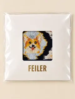 【新品 袋入】【FEILER】犬柄 ドッグ 25cm