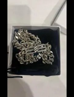 【極美品✨】BALENCIAGA バレンシアガ シルバーチェーンネックレス 楽天市場】BALENCIAGA(バレンシアガ) BB Icon ネックレス