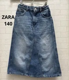 ZARA kids ミディ丈　デニムスカート