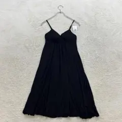 m2308 ピーチジョン【S/M】黒系 キャミソールドレス ストレッチのサムネイル