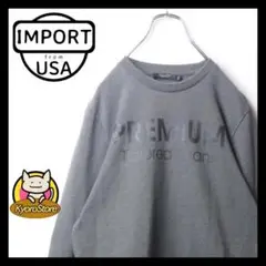 【H006】USA輸入 スウェット プリント デザイン◎ 色感◎