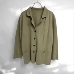 プレミュラ　ワコール　良質毛100% シャツジャケット　羽織りお洒落F（C2