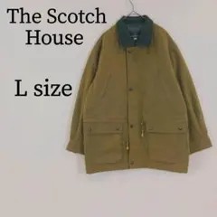 The Scotch House ジャケット カバーオール 襟付き ゆるダボ L