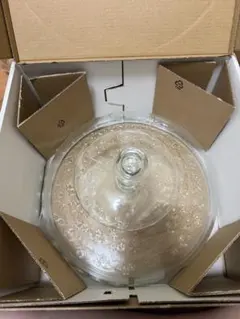 イケヤ ケーキスタンド ガラス