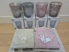 f*i様 タイトーくじ　ブルーナアニマル E賞 カラーコップ F賞 巾着ポーチ