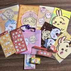 うさぎ　ちいかわクリアファイル　キラキラシール　セブンイレブン限定マルチケース