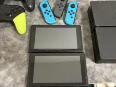 Nintendo Switch 本体 ジャンク コントローラ付 - メルカリ