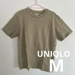 UNIQLO U クルーネックT 半袖　ベージュ　ユニクロ
