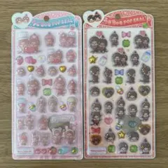 【国内正規品】 モンチッチ　うるちゅるポップシール　2種　セット