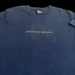 “90s 紺タグ”old stussy ロゴプリント Tシャツ USA製 90s