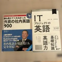 誰も教えてくれなかった外資の社内英語900 / ITプロジェクトの英語　2冊匿名